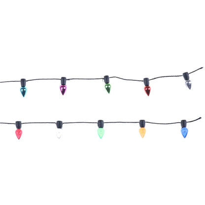 1m/0.5m Multi-coloured Dollhouse Miniature A String plastic Christmas light DIY Dollhouse Miniature Mini Furniture String Lig