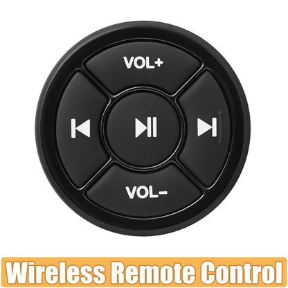 Music Player Steering Wheel Wireless Bluetooth-compatible Remote Control Media