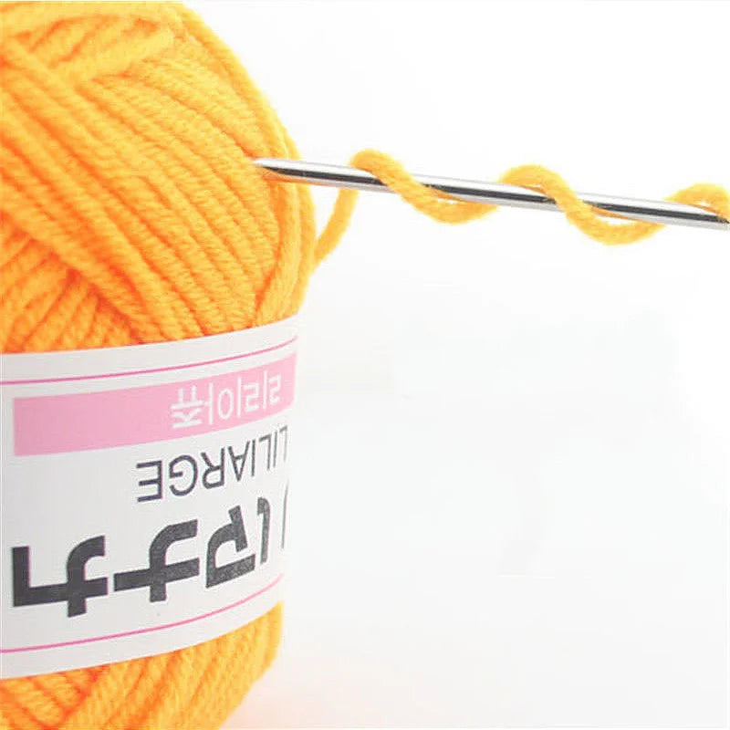 25G Milk Sweet Soft Baby Cotton Knitting Wool Thick Fiber Yarn Velvet Hand Threads for Knitting Wool Crochet Yarn for DIY Swe