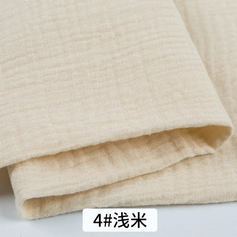 Double Gauze Cotton Fabric 100% Cotton for DIY Craft Sewing Material Dress Towel Bedding Sets Cheesecloth Table Runner Fabric