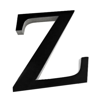 26 Letters DIY 3D Mirror Acrylic Wall Sticker Ornaments Black English Alphabet Decals Home Decor Wall Art Mural Party Decorat