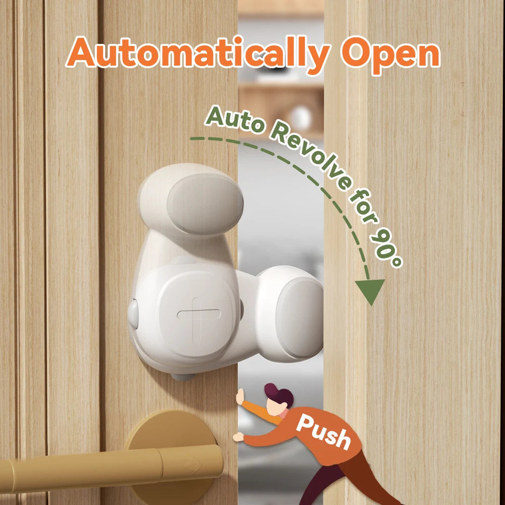 Child Safety Finger Pinch Guard Baby Safety Rotating Door Stopper Prevent Door Injuries for Kids or Pets