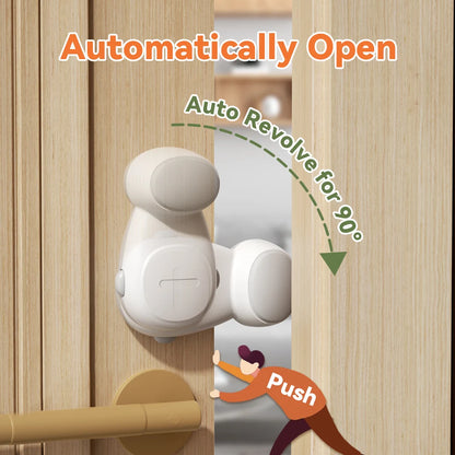 Child Safety Finger Pinch Guard Baby Safety Rotating Door Stopper Prevent Door Injuries for Kids or Pets