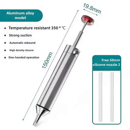 Aluminum Desoldering Pump Suction Tin Gun Soldering Sucker Pen Powerful Vacuum Iron Welding Repair Tool for Electronic Compon