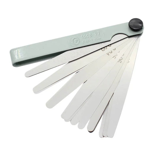 0.02-1.00mm 17 Blades Feeler Gauge Metric Gap Filler Gage Measurment Tool For Engine Valve Adjustment