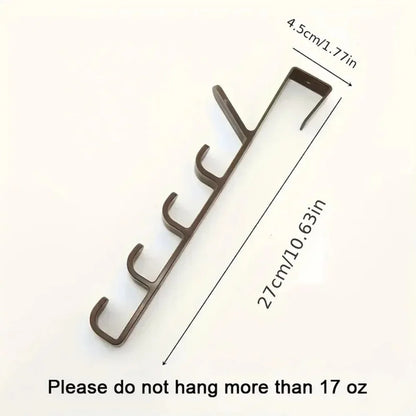 Bedroom Door Hanger Clothes Hanging Rack Over The Door Plastic Home Storage Organization Hooks, Purse Holder For Bags Rails