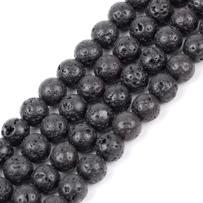 Smooth Black Stone Agates Natural Stone Beads For Jewelry Making Round Loose Beads 4 6 8 10 12mm Diy Bracelet Necklace 15inch