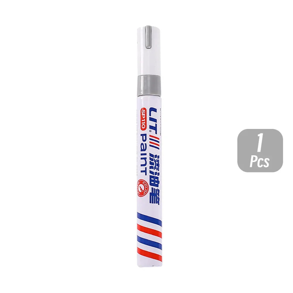 3mm 10p Colorful 8 Colors Permanent Paint Marker Waterproof White Markers tire tread rubber fabric Paint metal Paint Marker P