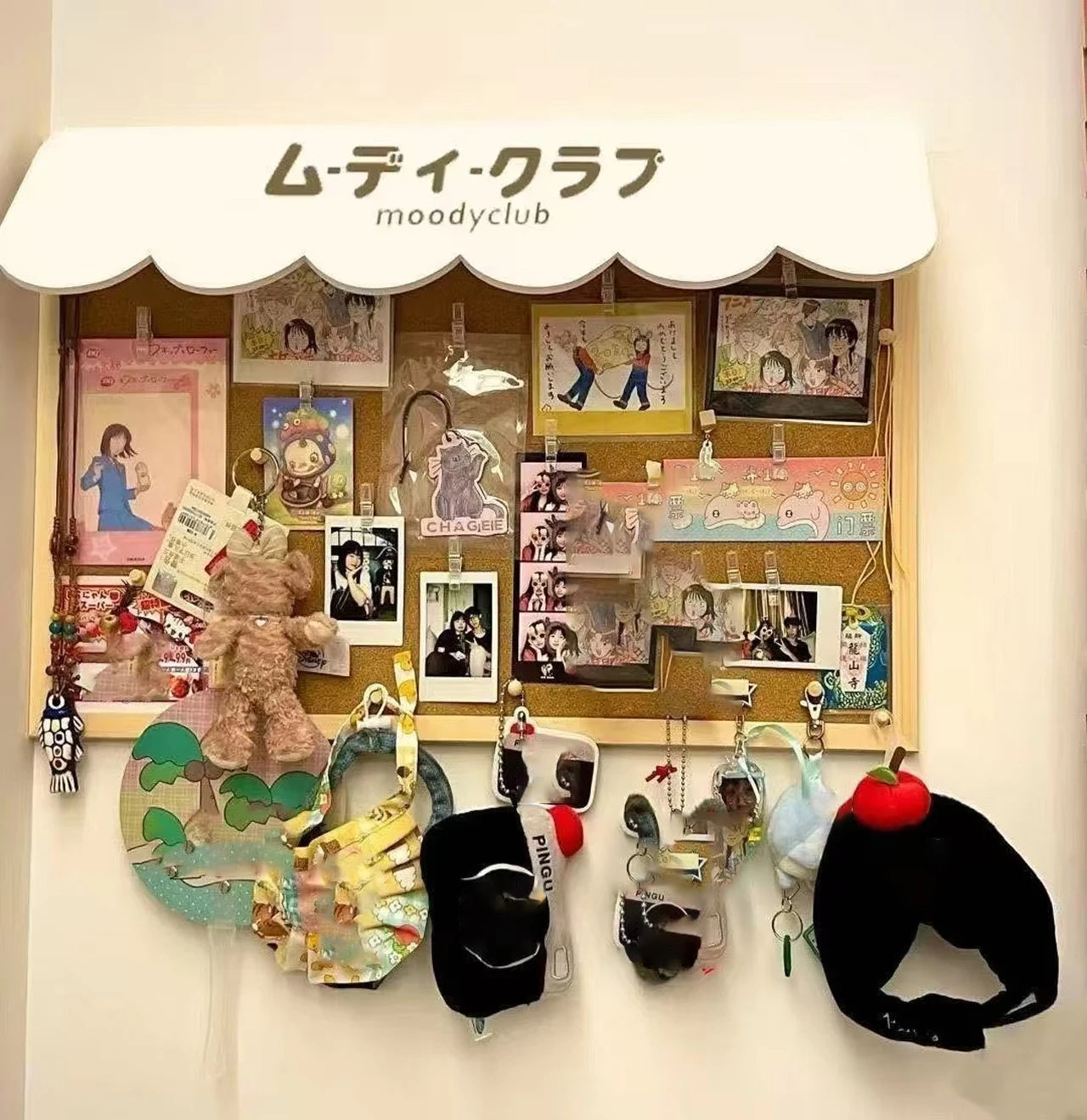 New DIY Cute Dessert House Cork Message Board Home Dormitory Jewelry Wooden Storage Board Wall Decorative Board Room Decorati