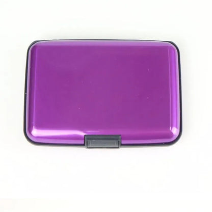 Business Credit Cards Holder ID Card Case Aluminum Metal Waterproof Bank Card Protection Holder Case Men Women Wallets