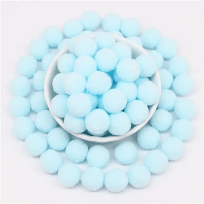 Pompon Balls 8mm 10mm 15mm 20mm 25mm 30mm Fluffy Pompoms Crafts Pompom Diy Handmade Kids Toy Wedding Decoration Craft Supplie