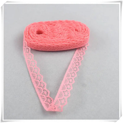 10yards lace Ribbon tape width 14MM African lace fabric DIY wedding decoration accessories,women's wear,floral accessories et