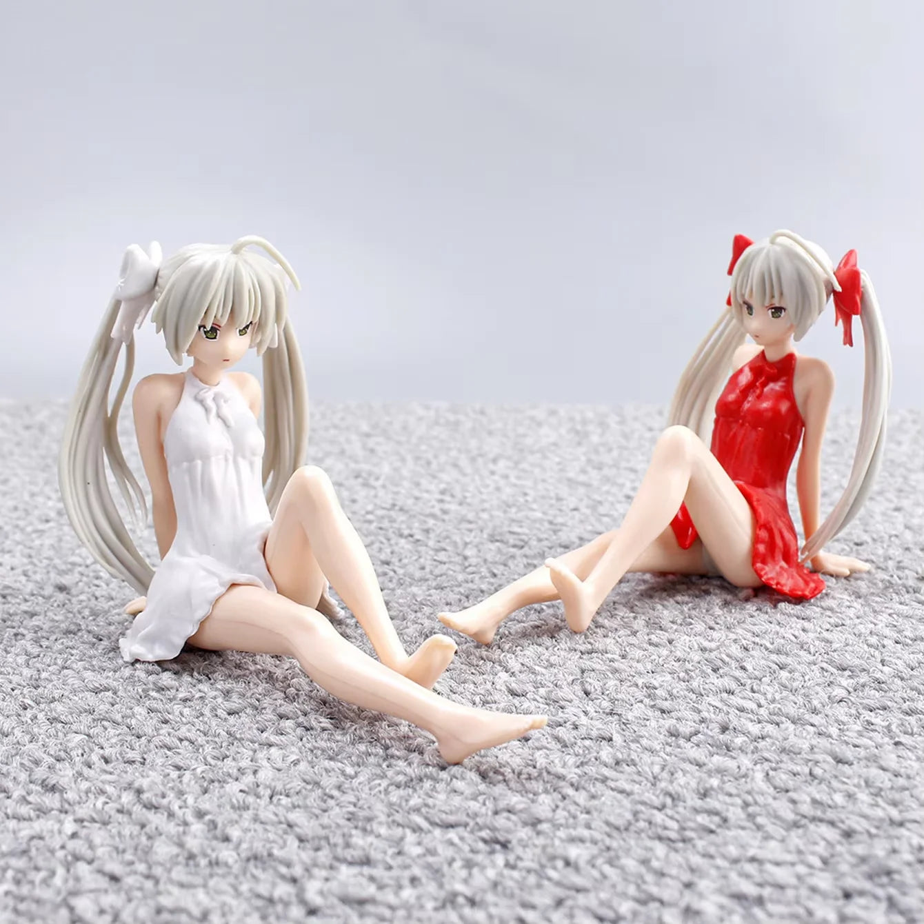 Anime Figure Cartoon Kawaiii Yosuga No Sora Kasugano Sitting Position Action Host Computer Chassis Decor Car Ornamen