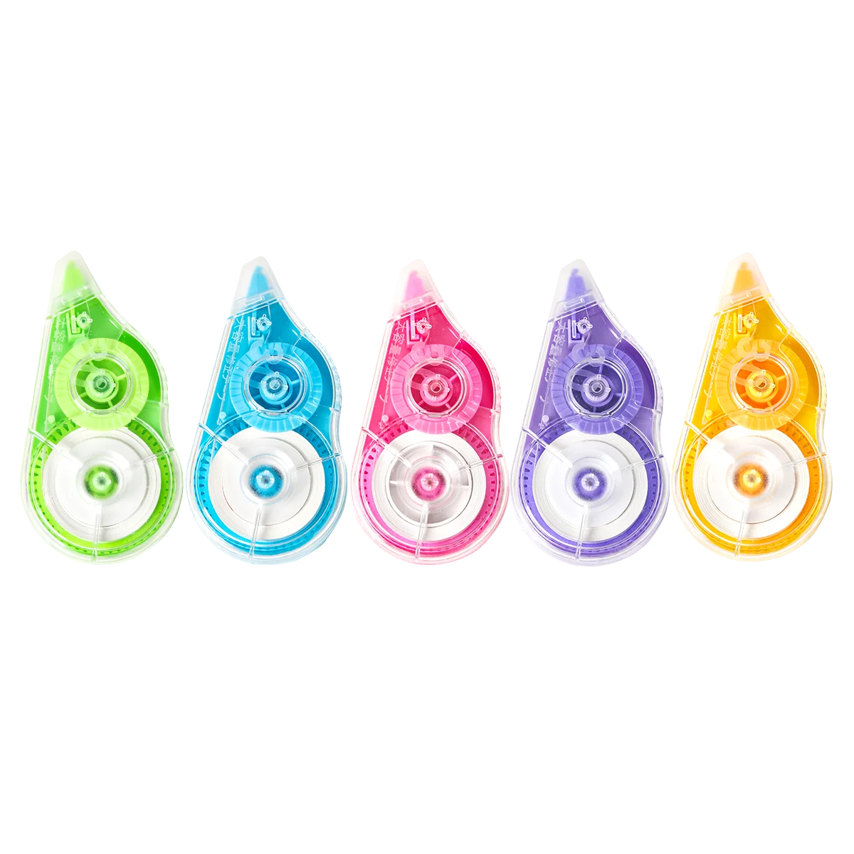 5 Pieces/Set White Out Correction Tape Multiple Color Student Kawaii Error Correction Erasers Student School Stationery Suppl