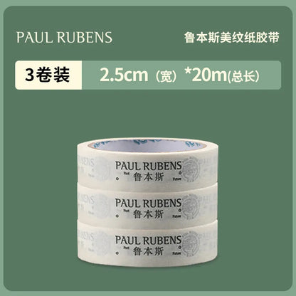 Paul Rubens Watercolor Masking Tape 25mmx20m Sketch Painting Oil Painting Artist Washi Tape Sketch Fixation Sticky Traceless
