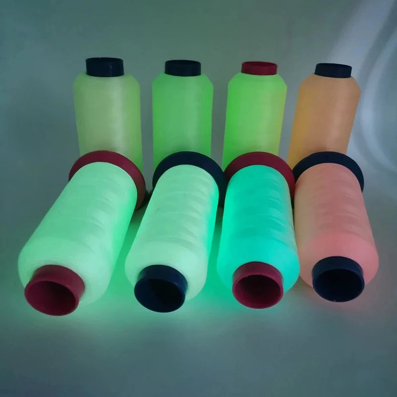 Sewing Accessories, Glow-in-the-Dark Sewing Thread, Custom Embroidery Kit, Vibrant Colors for Quilting, Fabric Craft Supplies