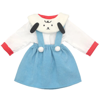 Baby Born Doll Outfits For 13-18 Inch Newborn Doll Cute Jumpers Rompers Suit+Shoes Doll Accessories Festival Birthday Gift - 