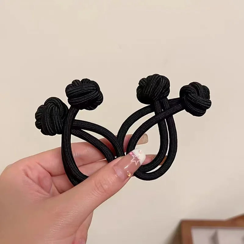 Simplicity Stretch Rubber Hair Ties for Women High Elasticity Fashion Girl Head Rope Scrunchie Hair Accessories - 13 2pcs