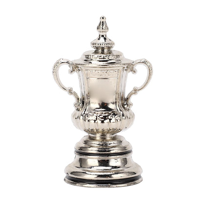 Football Trophy Decoration Mini Soccer Game Trophy Cup Model High Simulation Metal Football League Trophy Ornaments Decor