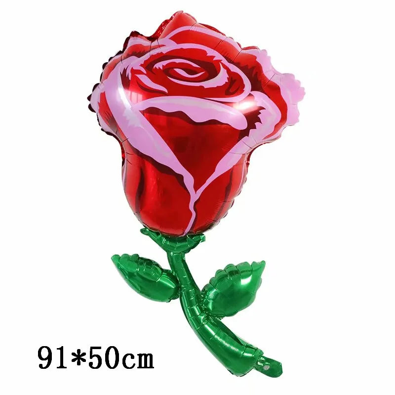 Love Heart Bear Foil Balloons Happy Birthday Valentine’s Day Party Decor Air Helium Globos Wedding Decorations Kids Toys Ball