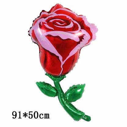 Love Heart Bear Foil Balloons Happy Birthday Valentine’s Day Party Decor Air Helium Globos Wedding Decorations Kids Toys Ball