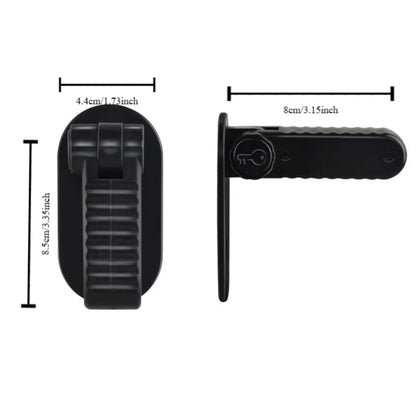 Non Punching Door Handle Safety Lock Protective Door Handle Concealed Buckle Lock Children's Pet Door Blocking Device