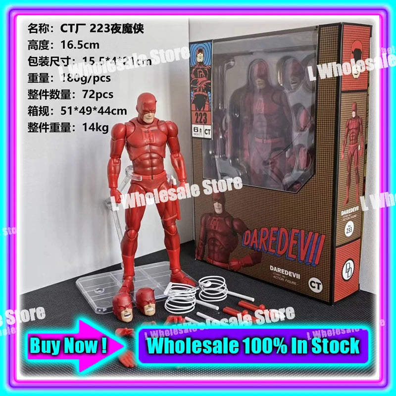 In Stock Mess Toys Superior Symbiote Scarlet Spider Ct Toys Spiderman Daredevil Batman Wolverine Anime Action Figure Gifts To
