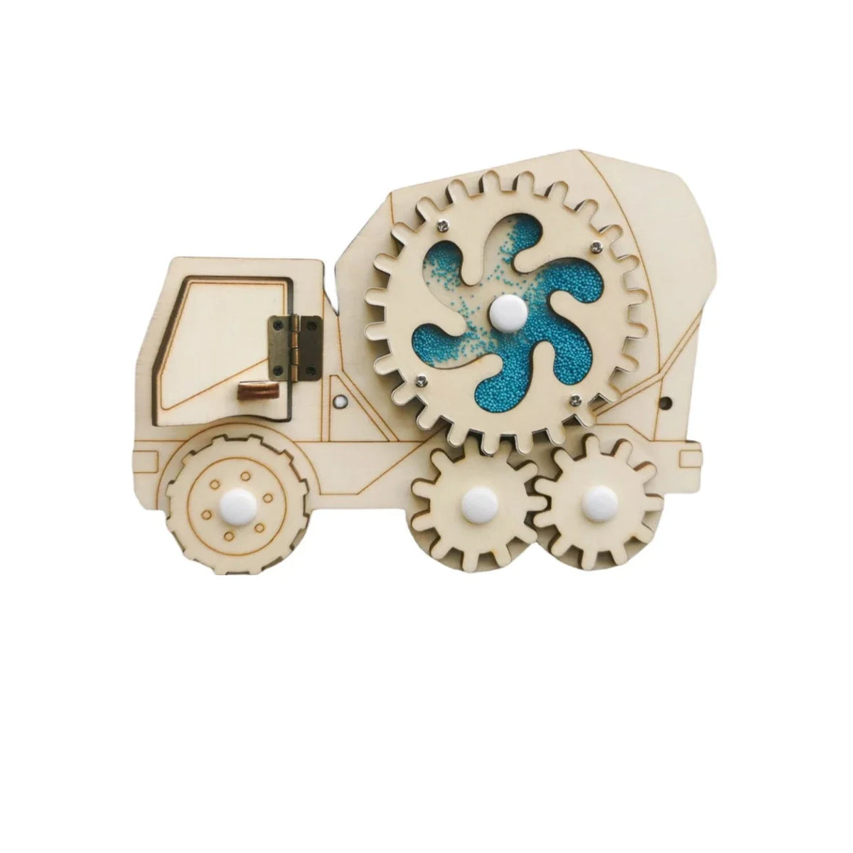 DIY Montessori Busy Board Accessories Bee Flower Gear Gate Educational Toys LED Lamp Drum Learning Wooden Game Busy Board Toy