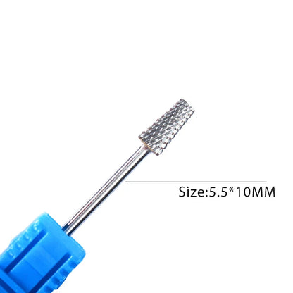 1pc Carbide Tungsten Nail Drill Bit Rotate Burr Milling Nail Cutter Bits Electric Drill Machine For Manicure Pedicure Tools -