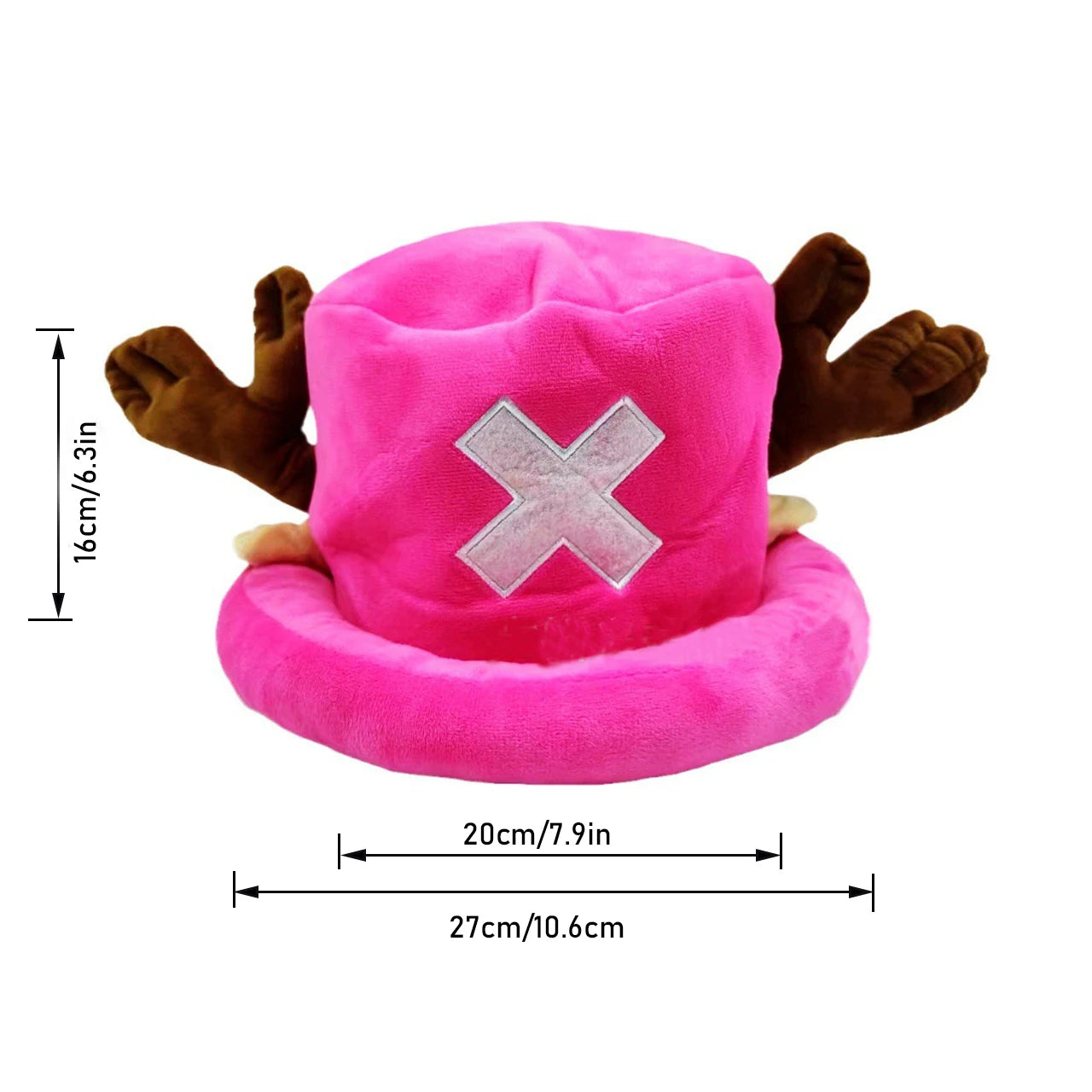 Brdwn Piece Unisex Tony Chopper Cosplay Costume Hat Cartoon Cap