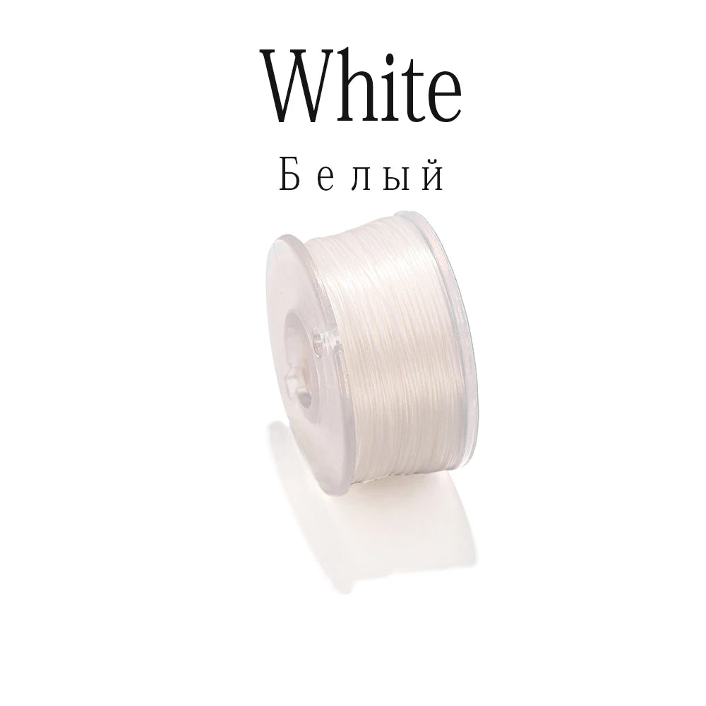 50Yards Nylon Bead Thread Nonelastic Beading Threads Seed Beads Cord Thread for DIY Bracelets Necklace Jewelry Making Supplie