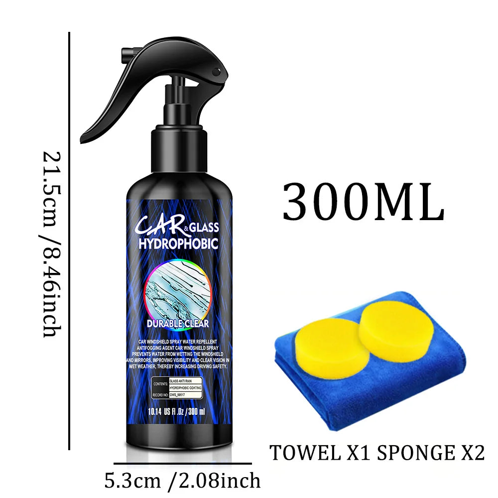 Water Repellent Spray Anti Rain Coating For Cars Glass Hydrophobic Anti-rain Car Liquid Windshield Mirror Mask Auto Polish Ki