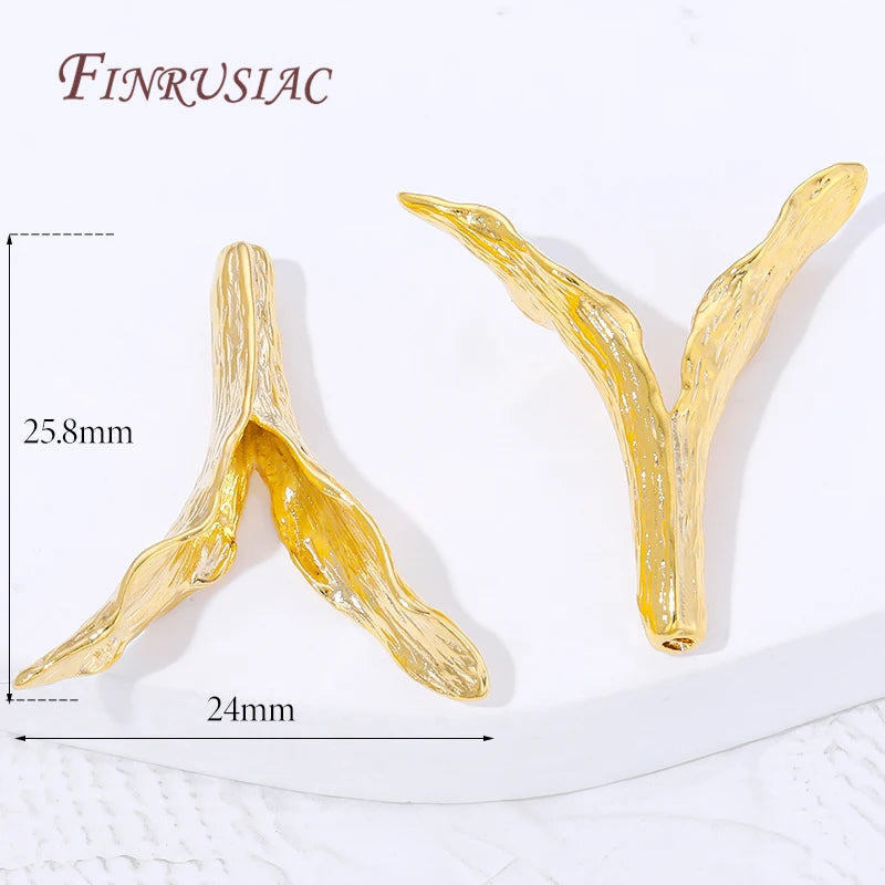 18K Gold Plated Brass Bead Caps,Tassel End Caps For Jewelry Making Findings,DIY Necklaces&Bracelets Accessories