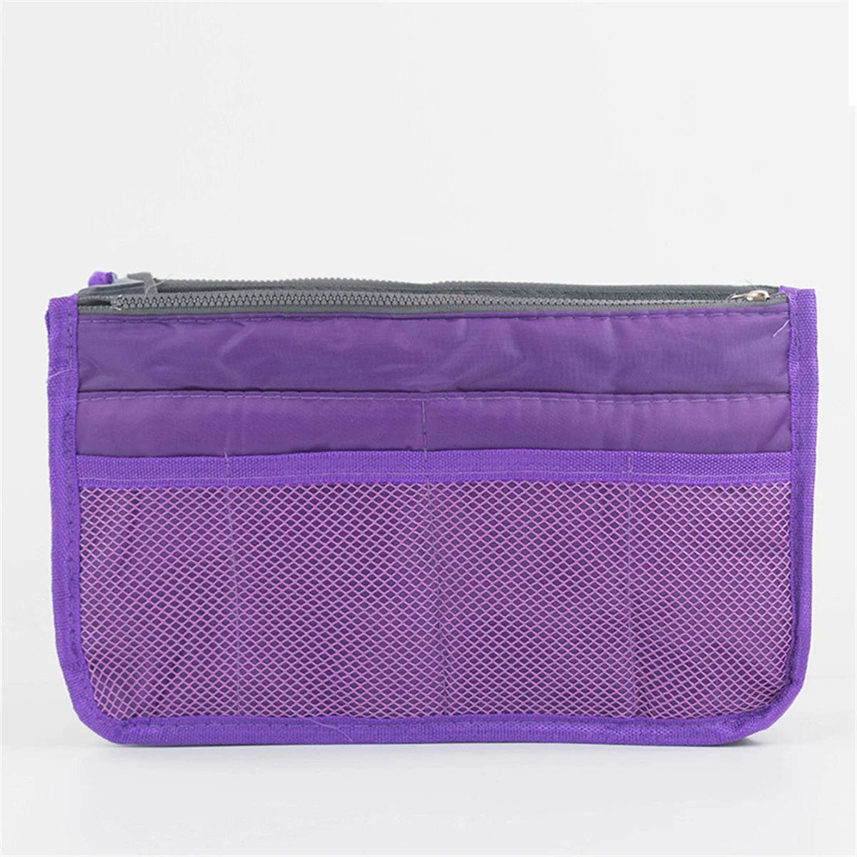 Multifunctional Bi-fold Storage Bag Double Zipper Large Capacity Storage Arrangement Makeup Toiletries Large Classification B