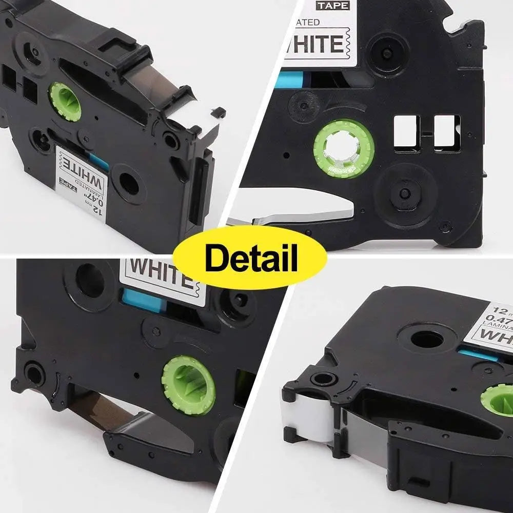 1 piece Replacement Brother Label Ribbon 231 131 431 531 631 731 831 931 Laminated TZ-231 Label Printer 12mm Label Tape