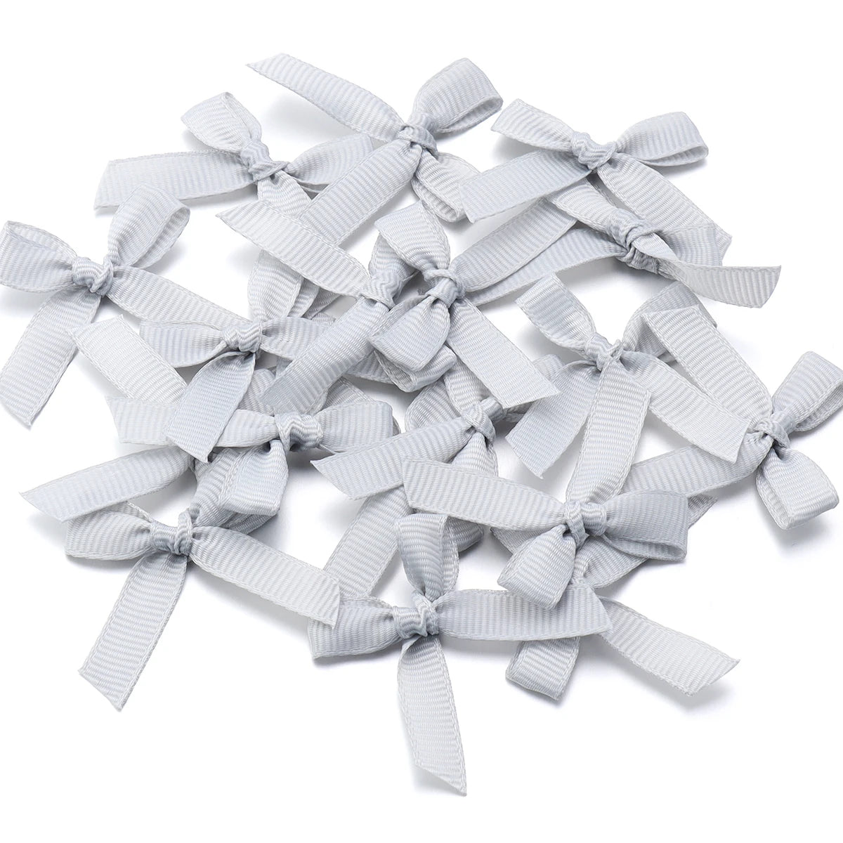 50 Pcs/Lot 4*3.5cm Fresh Pink Ribbon Bows Small Size Satin Ribbon Bow Flower Craft Decoration Handwork DIY Party Decoration -