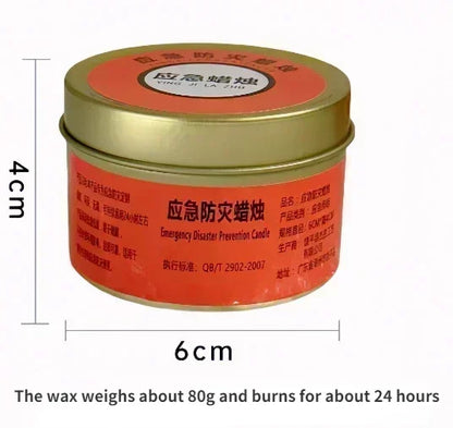 1-20pcs Emergency Candles for Power Outages Windproof Smokeless Long-Lasting Lighting Survival Supply for Home Camping Blacko