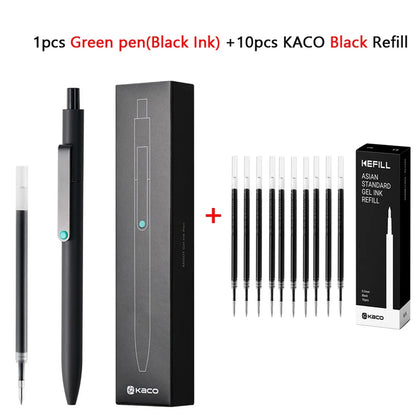 KACO 0.5mm MIDOT Gel Ink Pens, Quick-drying Press Smooth Writing Pen, High Volume for Taking Exams Grading Homework Doing Pap