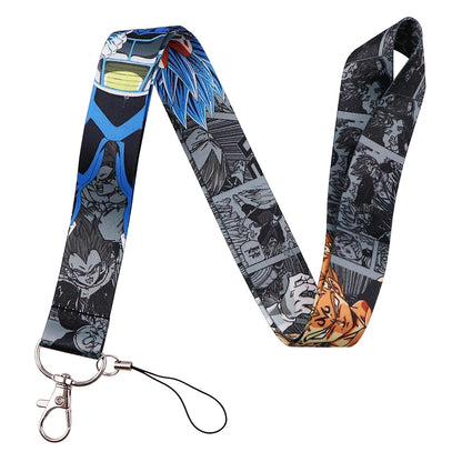 Anime Character Strap Lanyard for Key ID Card Charm Strap Badge Holder DIY Cool Hang Rope Keyring Accessories Gifts Cosplay -