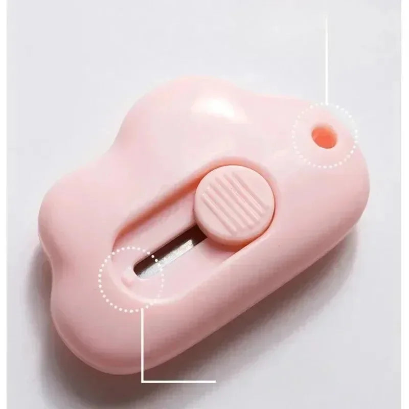 Cute Rabbit Cloud Color Mini Portable Practical Knife Paper Cutting Machine Paper Cutting Machine Razor Blade Office Statione