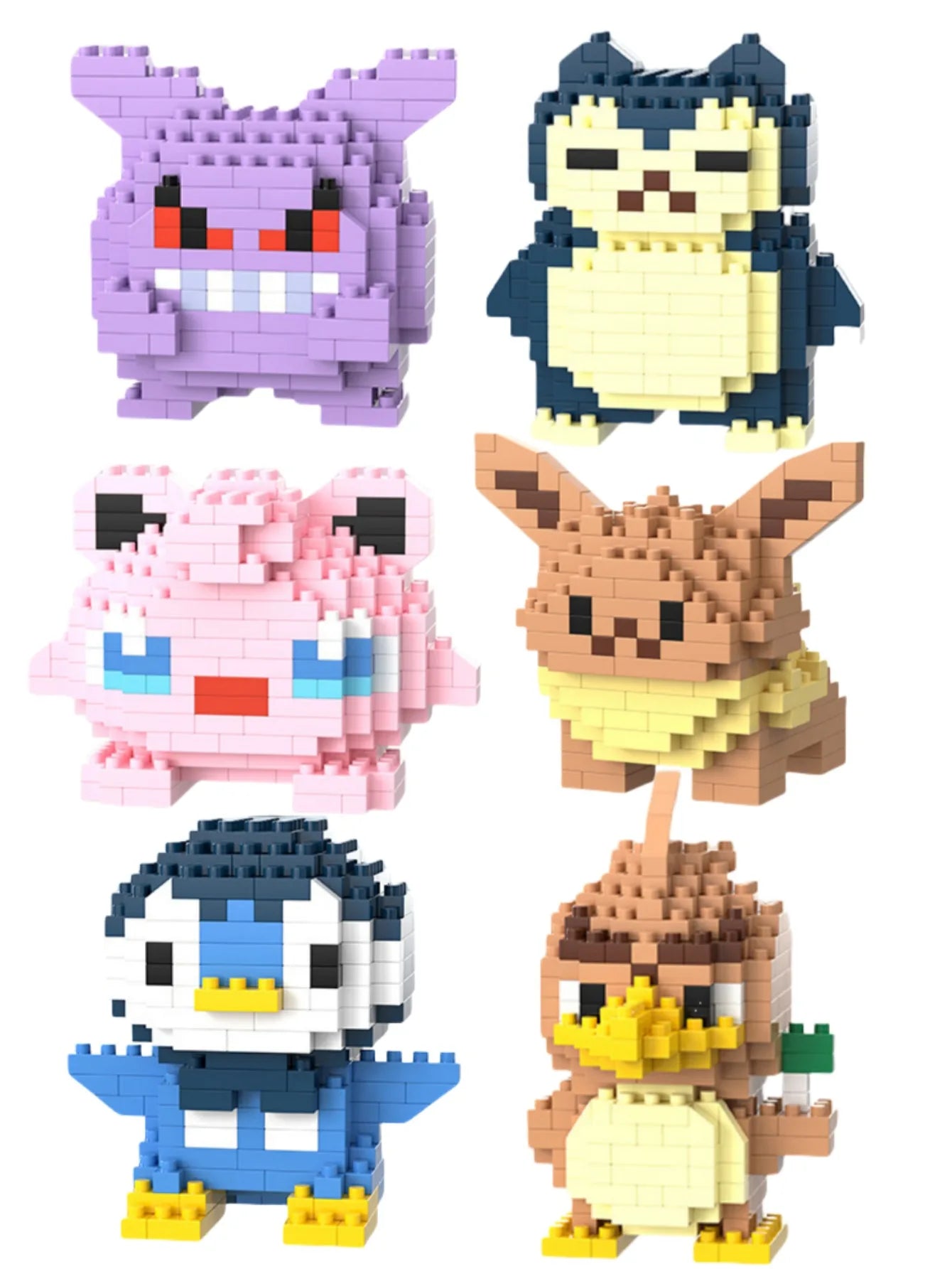 building block toys are luxurious children's toy models, suitable for educational DIY games for boys and girls, cartoon anime