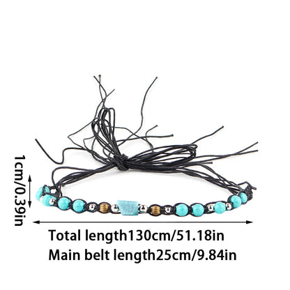Hat Accessories Ethnic Style Hat Decorative Ribbon Rope DIY Cowboy Hat Lace-up Headband Men's Women's Hat Bands Fashion Decor