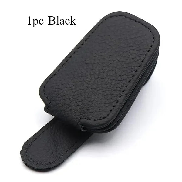 Car Sun Visor Glasses Case Holder Sunglasses Clip Ticket Card Clip Multifunction Portable Clip Auto Interior Accessories - 1p