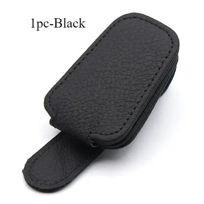 Car Sun Visor Glasses Case Holder Sunglasses Clip Ticket Card Clip Multifunction Portable Clip Auto Interior Accessories - 1p