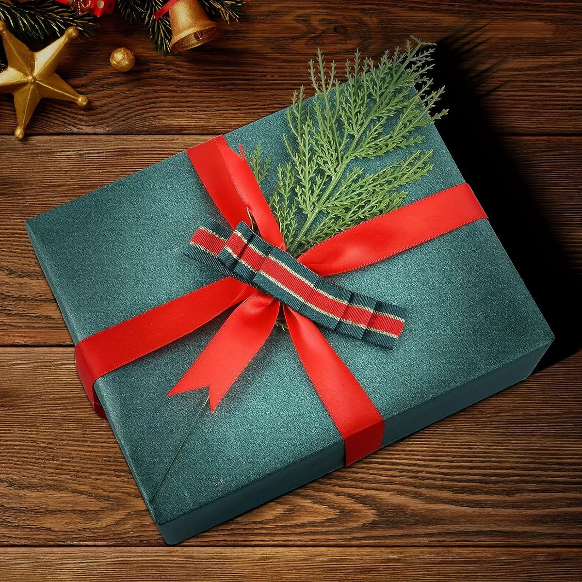 24pc Artificial Plants Pine Branches Evergreen Pines Leaves Sprigs Christmas Stem for DIY Wreath Gift Christmas Home Decorati