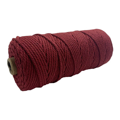 Handmade Boho Decor 4mm 100% Colorful Cotton Cord Rope Thread Twisted Macrame String DIY Home Wedding Decoration Supply 110ya