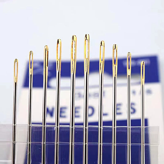 Sashiko needles,embroidery needles,gold tail Japanese hand sewing tools,handmade household needles,sewing needle