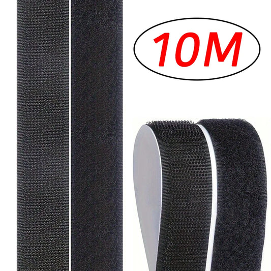 1-10M Self Adhesive Hook and Loop Tape Fastener House Diy Magic Tap Auto Double Sided Roll Strong Glue Home Strap Strips Doub