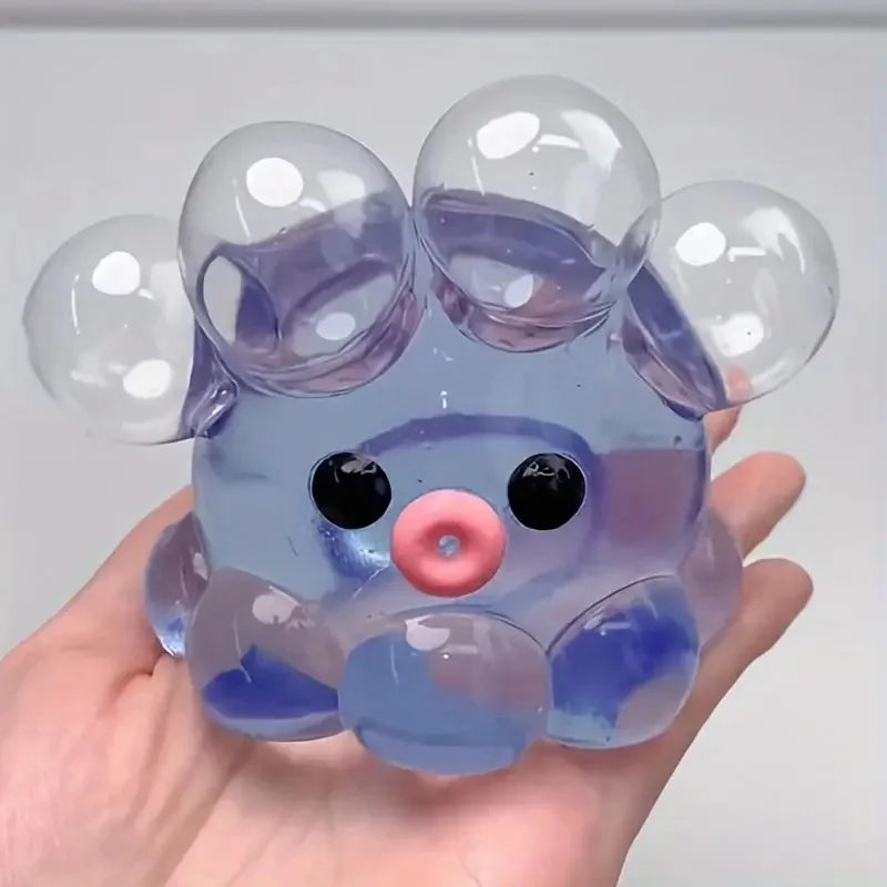 Homemade Bubble Octopus Squeeze Toy for Relax Fun Party & Birthday Gift Slow Rebound TPR Material Interactive Sensory Game To