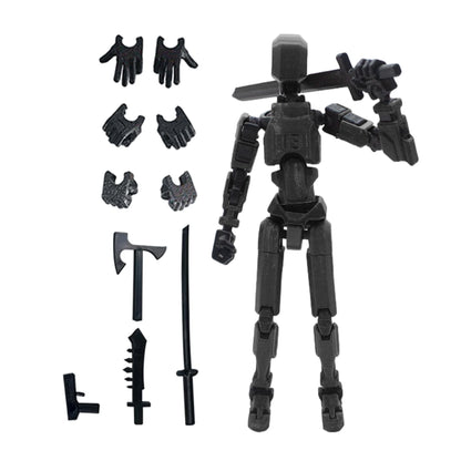 1PCS 13 Joints Figure Articulate Movable Dummy Doll Diy Assembly Toy 3D Printed Action Figure Stop Motion Animation Dummy - c